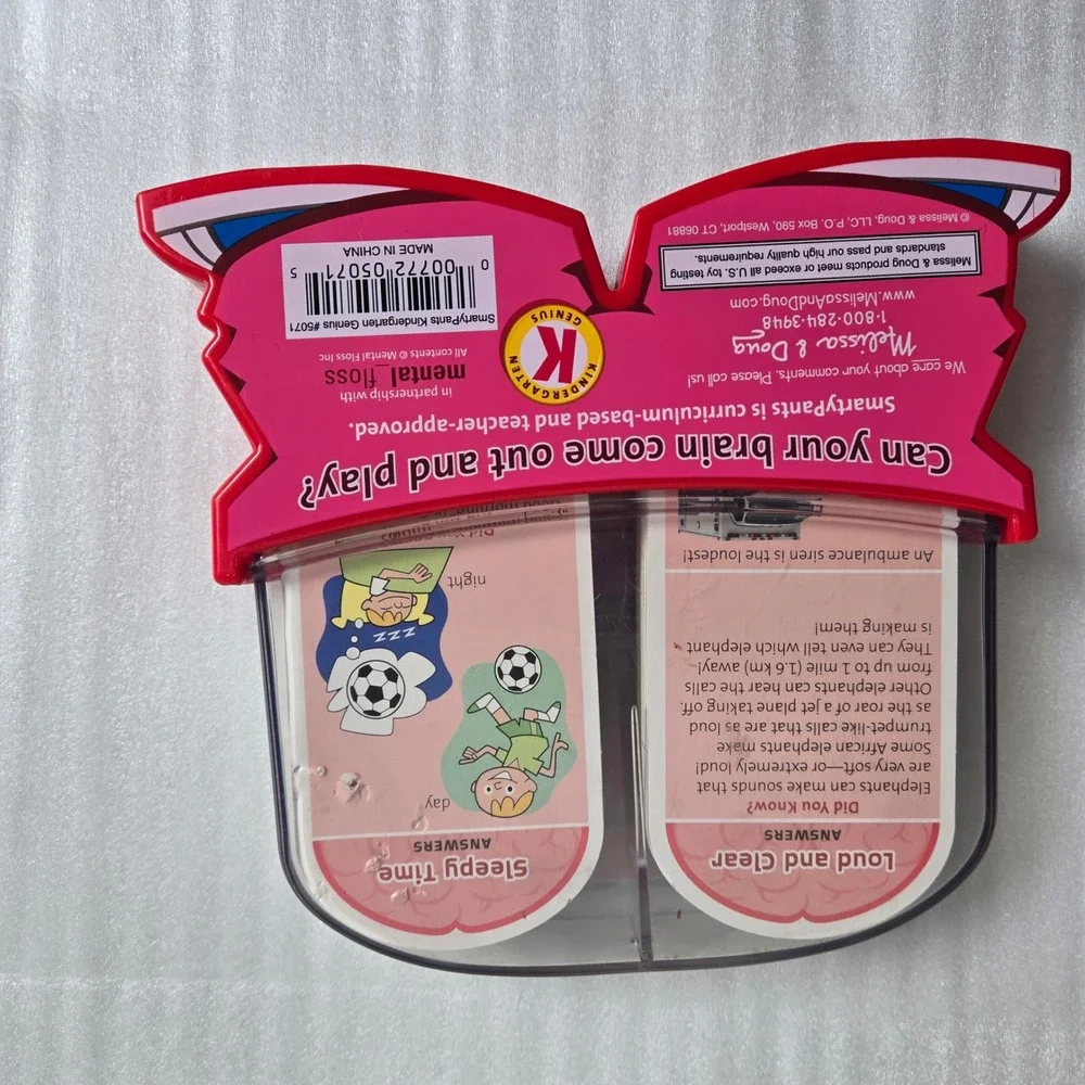 Melissa & Doug Smarty Pants Kindergarten Kids OS Pink educational Brain Cards